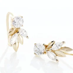 Histoire d'Or Bijoux D'oreilles Alexine Or Jaune Oxyde De Zirconium Hot