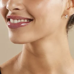 Histoire d'Or Bijoux D'oreilles Alexine Or Jaune Oxyde De Zirconium Hot