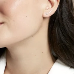 Histoire d'Or Bijoux D'oreilles Eleana Or Blanc Oxyde De Zirconium Online