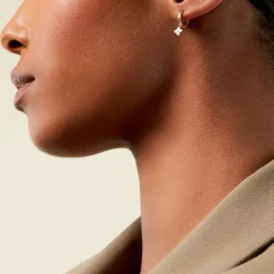 Histoire d'Or Bijoux D'Oreilles Eternal Spring Or Jaune Diamant Clearance