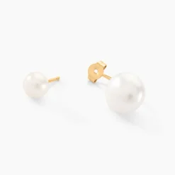 Histoire d'Or Bijoux D'oreilles Metisse Or Jaune Perle De Culture Hot