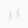 Histoire d'Or Bijoux D'oreilles Seona Or Jaune Perle De Culture New