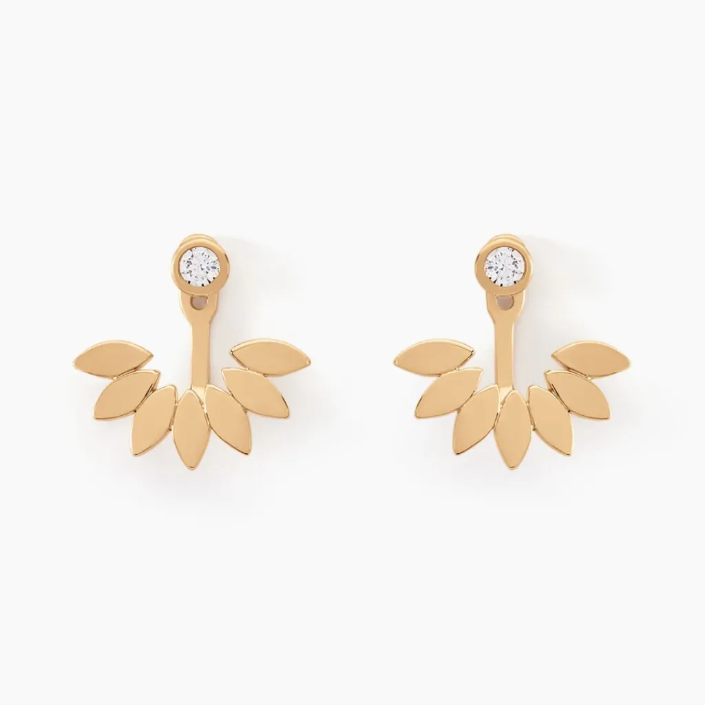 Histoire d'Or Bijoux D'oreilles Varia Plaqué Or Jaune Oxyde De Zirconium Clearance