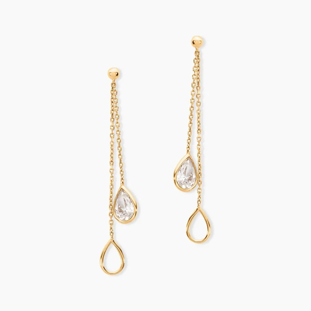 Histoire d'Or Bo Pendantes Or Jaune Emerika Oxyde De Zirconium or jaune oxyde Outlet