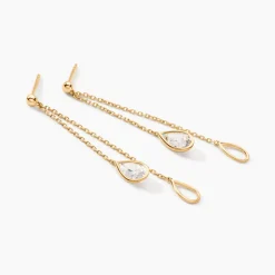 Histoire d'Or Bo Pendantes Or Jaune Emerika Oxyde De Zirconium or jaune oxyde Outlet