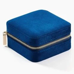 Histoire d'Or Boite à Bijou Tissu Bleu Best