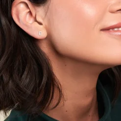 Histoire d'Or Boucle D'oreille Puce Unitaire Jodoca Or Jaune Oxyde De Zirconium Online