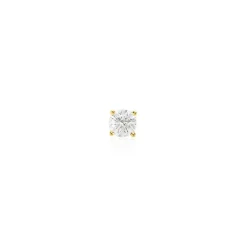 Histoire d'Or Boucle D'oreille Puce Unitaire Victoria or jaune diamant Outlet