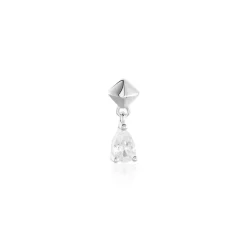 Histoire d'Or Boucle D'oreille Puce Unitaire Deorsa Argent Blanc Oxyde De Zirconium Discount
