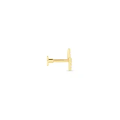 Histoire d'Or Boucle D'oreille Puce Unitaire Jusa Or Jaune Oxyde De Zirconium Discount