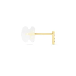 Histoire d'Or Boucle D'oreille Puce Unitaire Howie Or Jaune Oxyde De Zirconium Hot