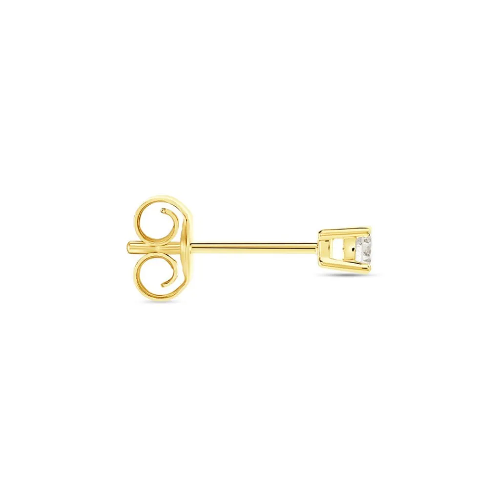 Histoire d'Or Boucle D'oreille Puce Unitaire Victoria or jaune diamant Online