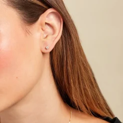 Histoire d'Or Boucle D'oreille Puce Unitaire Victoria or jaune diamant Sale