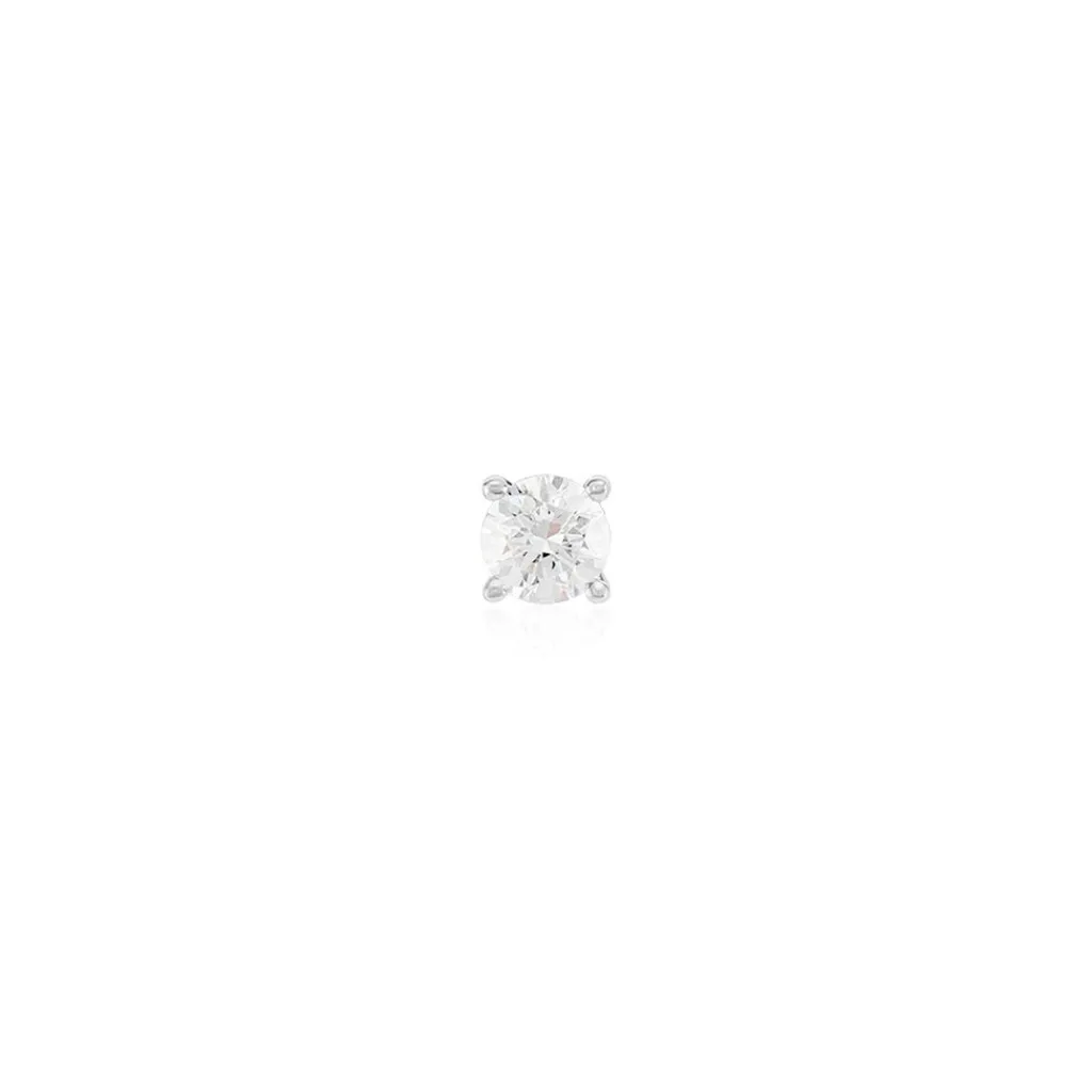 Histoire d'Or Boucle D'oreille Puce Unitaire Victoria or blanc diamant Best