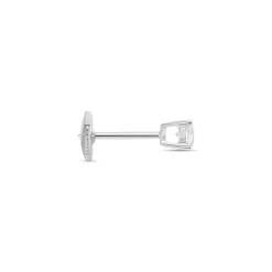 Histoire d'Or Boucle D'oreille Puce Unitaire Victoria or blanc diamant Best