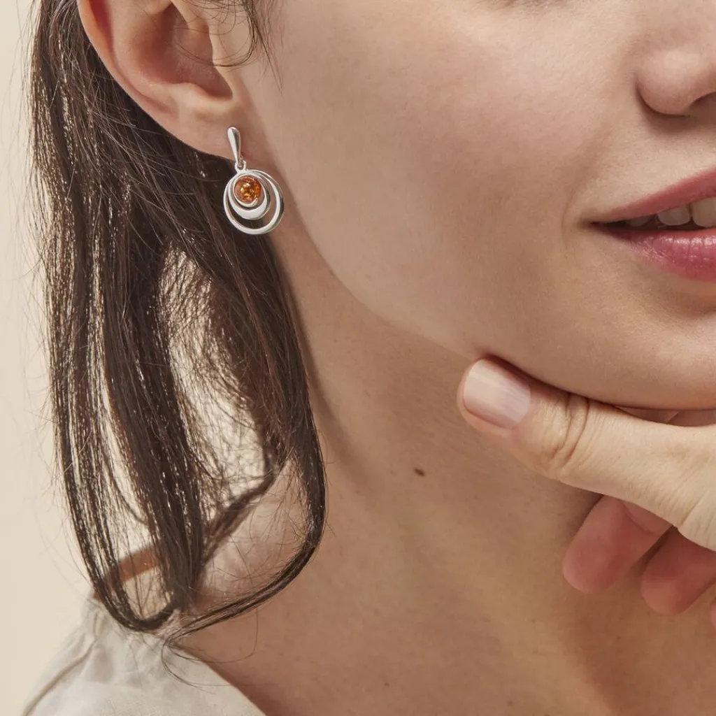 Histoire d'Or Boucles D'oreilles Argent Blanc Alanna Ambres Online