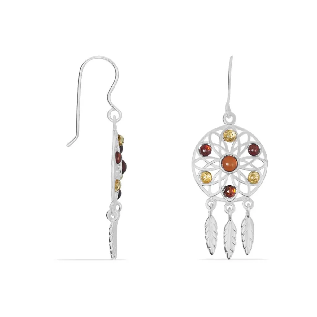 Histoire d'Or Boucles D'oreilles Argent Blanc Lorena Ambre Online