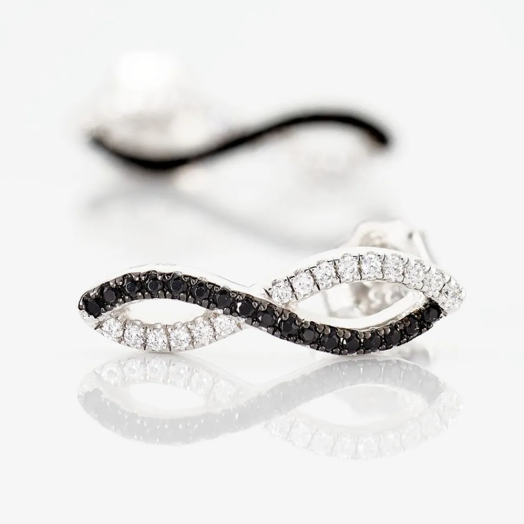 Histoire d'Or Boucles D'oreilles Argent Blanc Prudentia Oxyde De Zirconium Discount