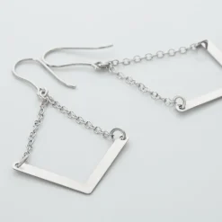 Histoire d'Or Boucles D'oreilles Argent Blanc Lakia Hot