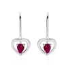 Histoire d'Or Boucles D'oreilles Danilo Or Blanc Rubis Outlet