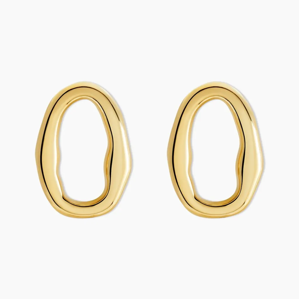 Histoire d'Or Boucles D'oreilles Gold Aura Acier Jaune Discount