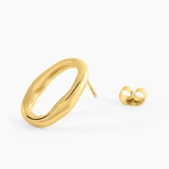 Histoire d'Or Boucles D'oreilles Gold Aura Acier Jaune Discount