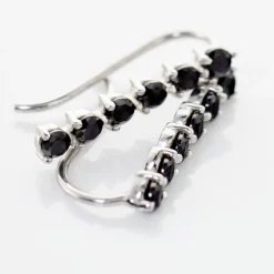 Histoire d'Or Boucles D'oreilles Grimpantes Gastoun Argent Oxyde Online