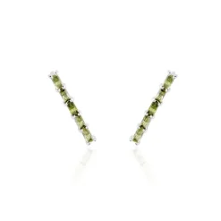 Histoire d'Or Boucles D'oreilles Grimpantes Alexander Argent Blanc Oxyde Discount