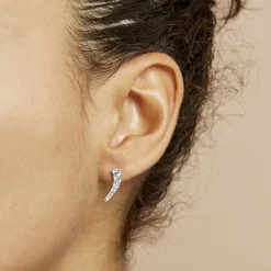 Histoire d'Or Boucles D'oreilles Grimpantes Aldrick Argent Blanc Oxyde De Zirconium Hot