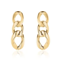 Histoire d'Or Boucles D'oreilles Hera Pendantes Acier Doré Hot