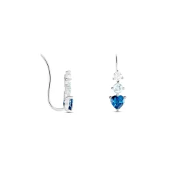 Histoire d'Or Boucles D'oreilles Lauressa Or Blanc Topaze Bleu Oxyde or blanc topaze bleu london Hot