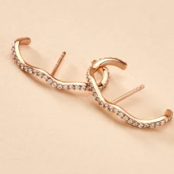 Histoire d'Or Boucles D'oreilles Lowri De Zirconium argent rose oxyde Best