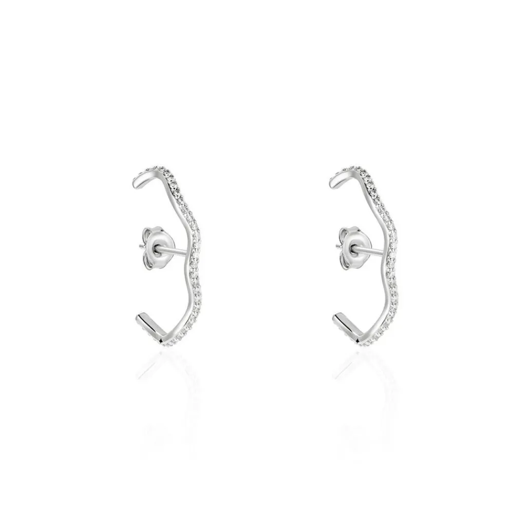 Histoire d'Or Boucles D'oreilles Lowri De Zirconium argent blanc oxyde Hot