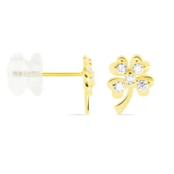 Histoire d'Or Boucles D'oreilles Or Jaune Verdiane Oxydes Best
