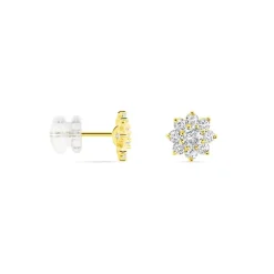 Histoire d'Or Boucles D'oreilles Or Jaune Eleanor Oxydes Hot