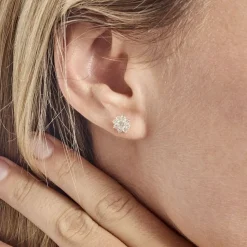 Histoire d'Or Boucles D'oreilles Or Jaune Eleanor Oxydes Hot