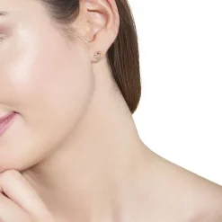 Histoire d'Or Boucles D'oreilles Or Jaune Ernesta C艙ur Oxydes Clearance