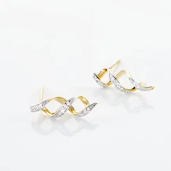 Histoire d'Or Boucles D'oreilles Or Jaune Serj Oxydes De Zirconium Outlet