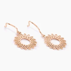 Histoire d'Or Boucles D'oreilles Pendantes Ombelline Argent Rose Best