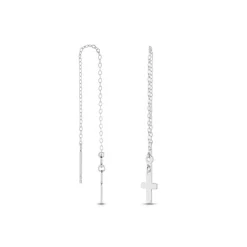 Histoire d'Or Boucles D'oreilles Pendantes Gaiana Argent Blanc Online