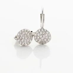 Histoire d'Or Boucles D'oreilles Pendantes Fantine Argent Blanc Oxyde De Zirconium New