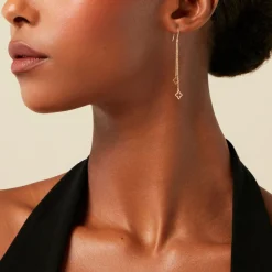 Histoire d'Or Boucles D'Oreilles Pendantes Narendra Or Jaune Outlet