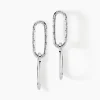 Histoire d'Or Boucles D'oreilles Pendantes Cedrine Argent Blanc Hot