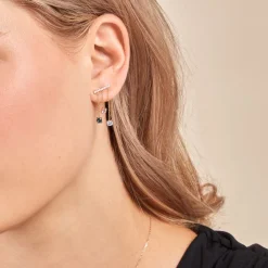 Histoire d'Or Boucles D'oreilles Pendantes Universe Or Jaune Topaze Améthyste or jaune topaze bleu london