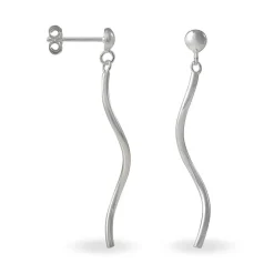 Histoire d'Or Boucles D'oreilles Pendantes Yaell Argent Blanc Discount