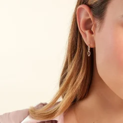 Histoire d'Or Boucles D'oreilles Pendantes Taimi Or Jaune Diamant Discount