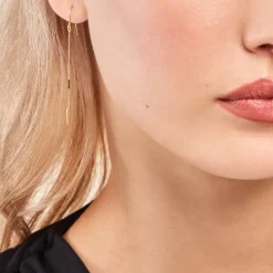 Histoire d'Or Boucles D'oreilles Pendantes Rain Or Jaune Clearance