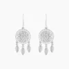 Histoire d'Or Boucles D'oreilles Pendantes Nemetona Argent Blanc Oxyde Hot