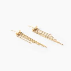 Histoire d'Or Boucles D'oreilles Pendantes Brin D'or Or Jaune Discount