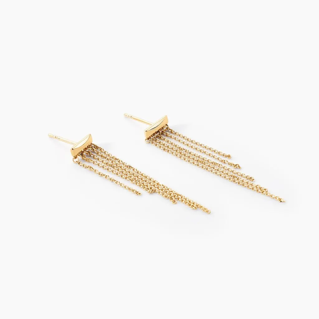 Histoire d'Or Boucles D'oreilles Pendantes Brin D'or Or Jaune Discount